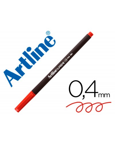 Rotulador artline supreme epfs200 fine liner punta de fibra rojo oscuro 04 mm