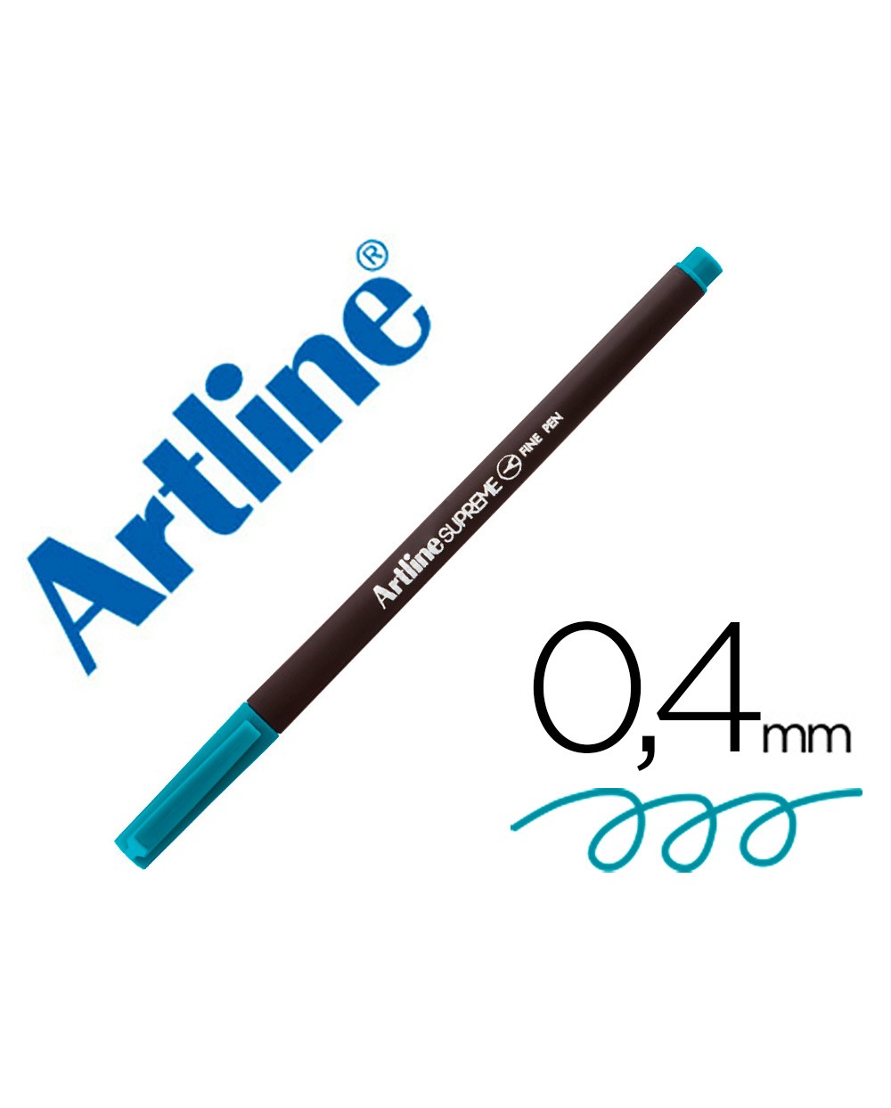 Rotulador artline supreme epfs200 fine liner punta de fibra verde oscuro 04 mm