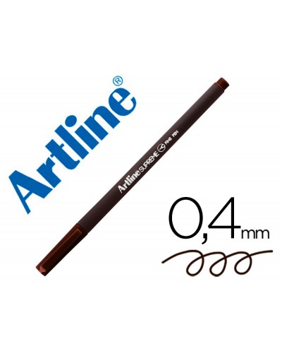 Rotulador artline supreme epfs200 fine liner punta de fibra marron oscuro 04 mm