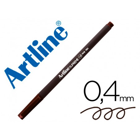 Rotulador artline supreme epfs200 fine liner punta de fibra marron oscuro 04 mm