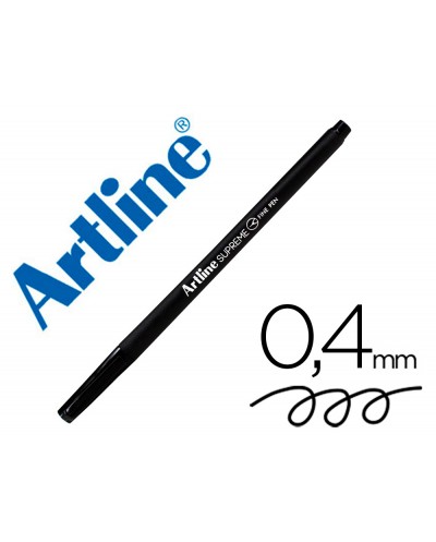 Rotulador artline supreme epfs200 fine liner punta de fibra negro 04 mm