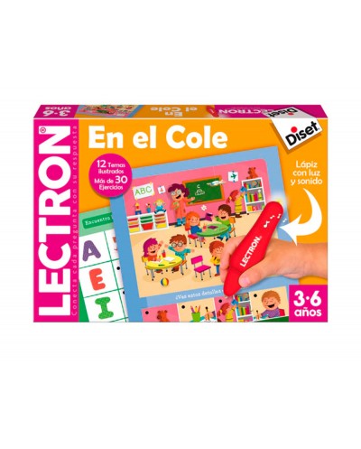 Juego diset didactico lectron en el cole