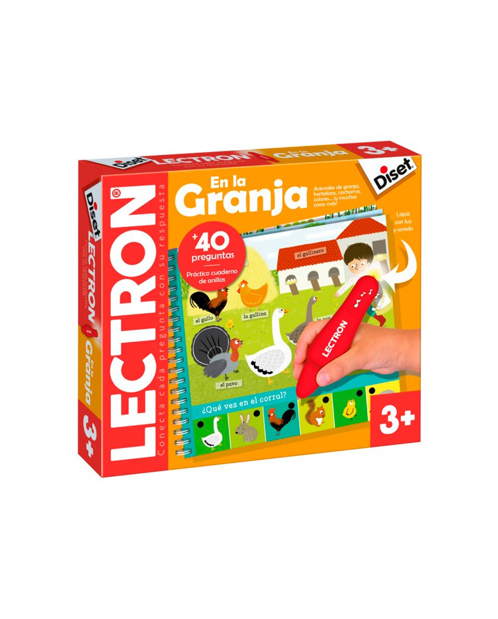 Juego diset didactico lectron mini granja