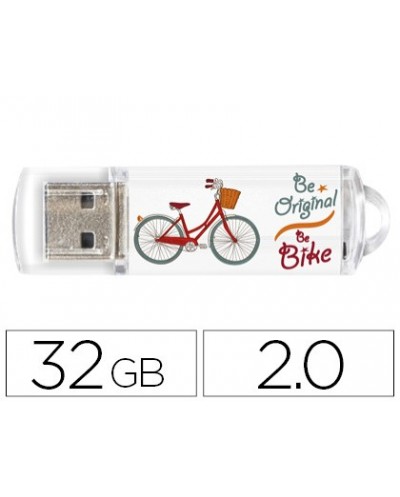 Memoria usb techonetech flash drive 32 gb 20 be bike