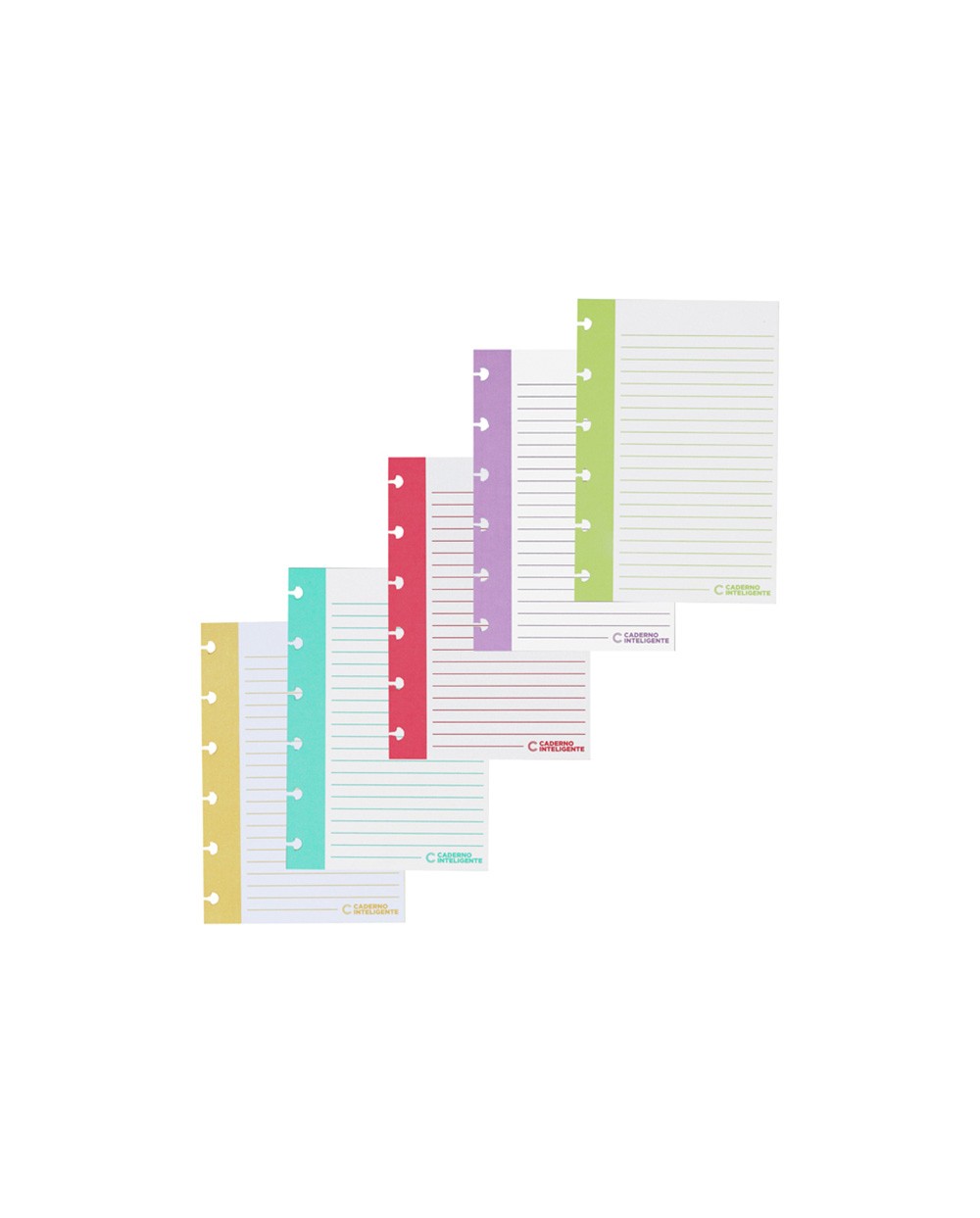 Fichas pautadas cuaderno inteligente vertical