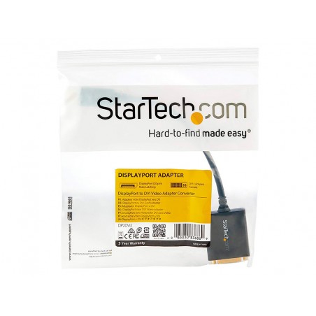 Adaptadores startech adaptador displayport a dvi