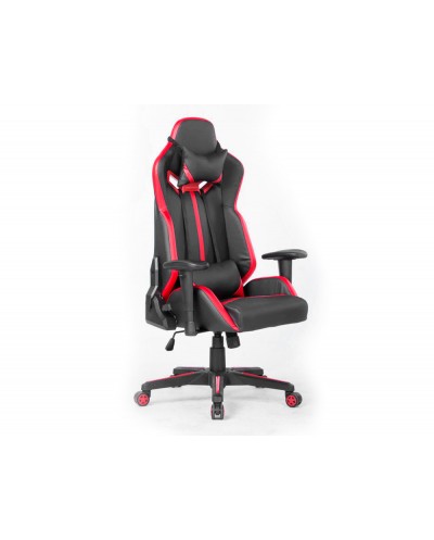 Silla q connect gaming chair giratoria similpiel regulable en altura color negro rojo 1260950x570x670 mm