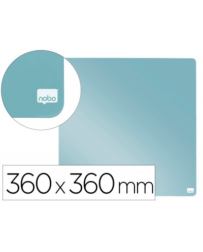 Pizarra nobo magnetica para el hogar color gris 360x360 mm