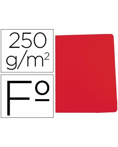 Subcarpeta cartulina gio simple intenso folio rojo 250g m2