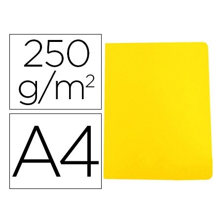 Subcarpeta cartulina gio simple intenso din a4 amarillo 250g m2