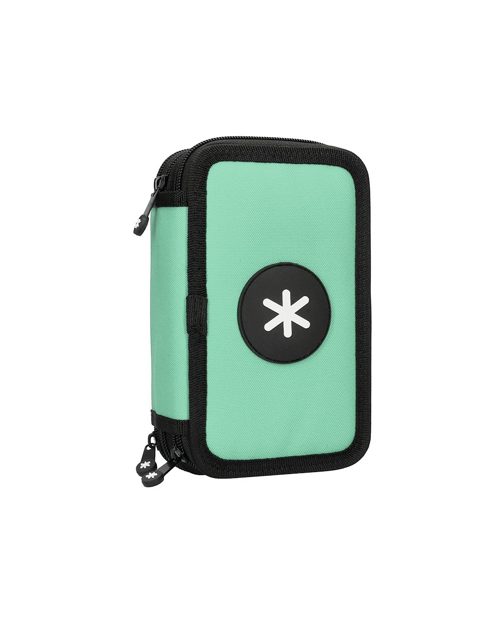 Plumier escolar antartik triple color menta 36 piezas Plumier escolar antartik triple color menta 36 piezas