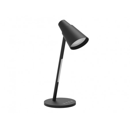 Lampara de oficina q connect sobremesa abs tactil 6w 32 led 150lm color negro