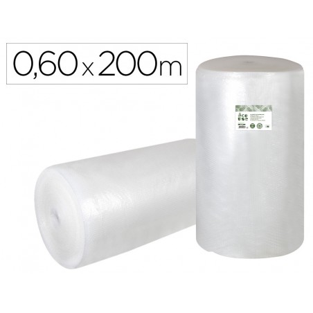 Plastico burbuja liderpapel ecouse 060x200m 30 de plastico reciclado