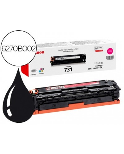 Toner canon 731 m i sensys lbp7100cn lbp7110cw mf623cn mf628cw mf8230cn mf8280cw magenta 1500