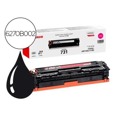 Toner canon 731 m i sensys lbp7100cn lbp7110cw mf623cn mf628cw mf8230cn mf8280cw magenta 1500