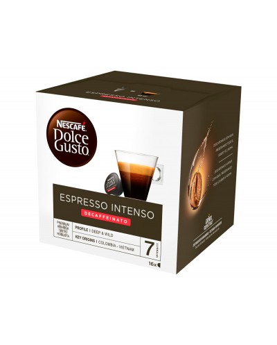 Cafe dolce gusto espresso intenso descafeinado intensidad 7 monodosis caja de 16 unidades