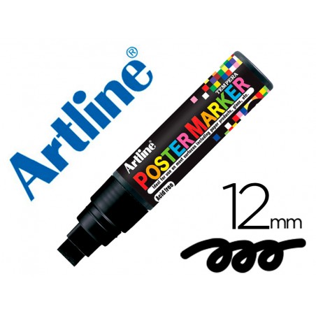 Rotulador artline poster marker epp 12 punta redonda 12 mm color negro