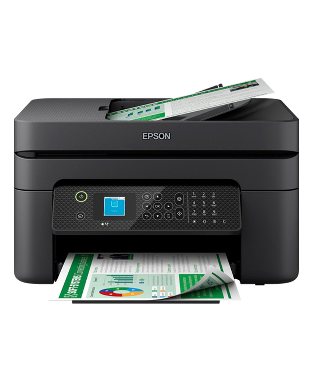 Equipo multifuncion epson work force wf 2930dwf wifi tinta 10 ppm bandeja 100 hojas escaner copiadora