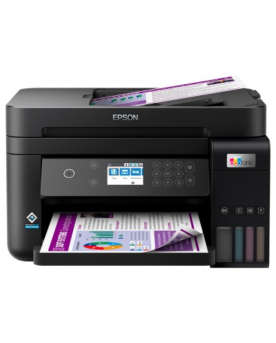 Equipo multifuncion epson ecotank et 3850 tinta 15 ppm bandeja 250 hojas escaner copiadora impresora