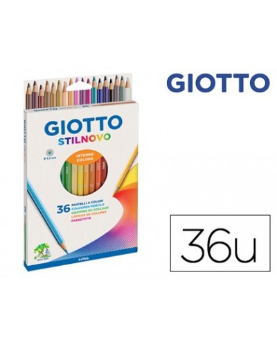 Lapices de colores giotto stilnovo caja de 36 colores surtidos
