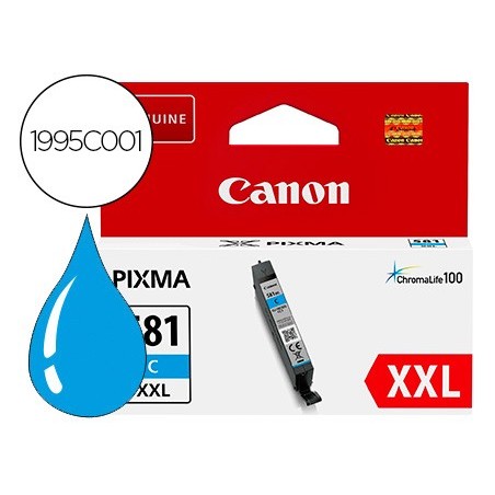 Ink jet canon 581 xxl ts9550 ts705 cian 830 paginas