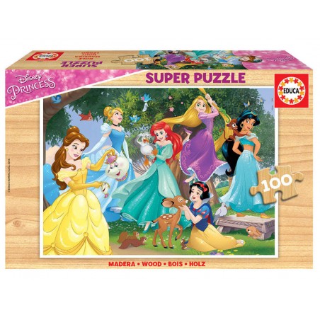 Puzle safta madera 100 piezas princesas disney magical 167x225x65 mm