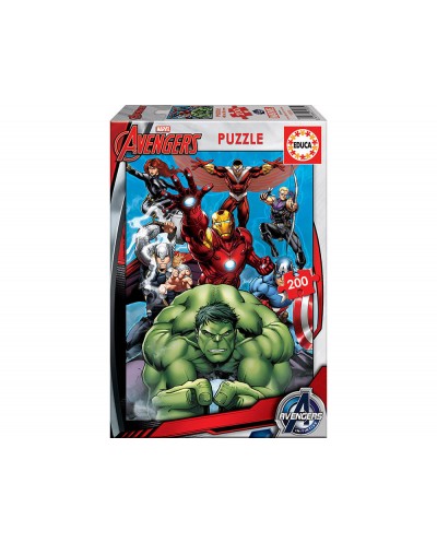 Puzle safta 200 piezas avengers super heroes