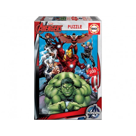 Puzle safta 200 piezas avengers super heroes