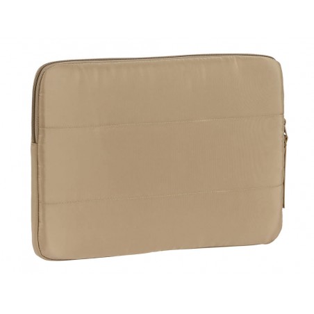 Funda para portatil 14 safta moos capsula camel 340x20x250 mm