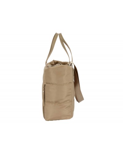 Cartera escolar safta moos capsula camel bolso con bolsillo para portatil 141 540x170x310 mm