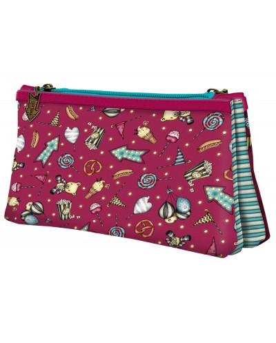 Cartera escolar safta gorjuss fairground neceser pequeno doble 215x115x50 mm