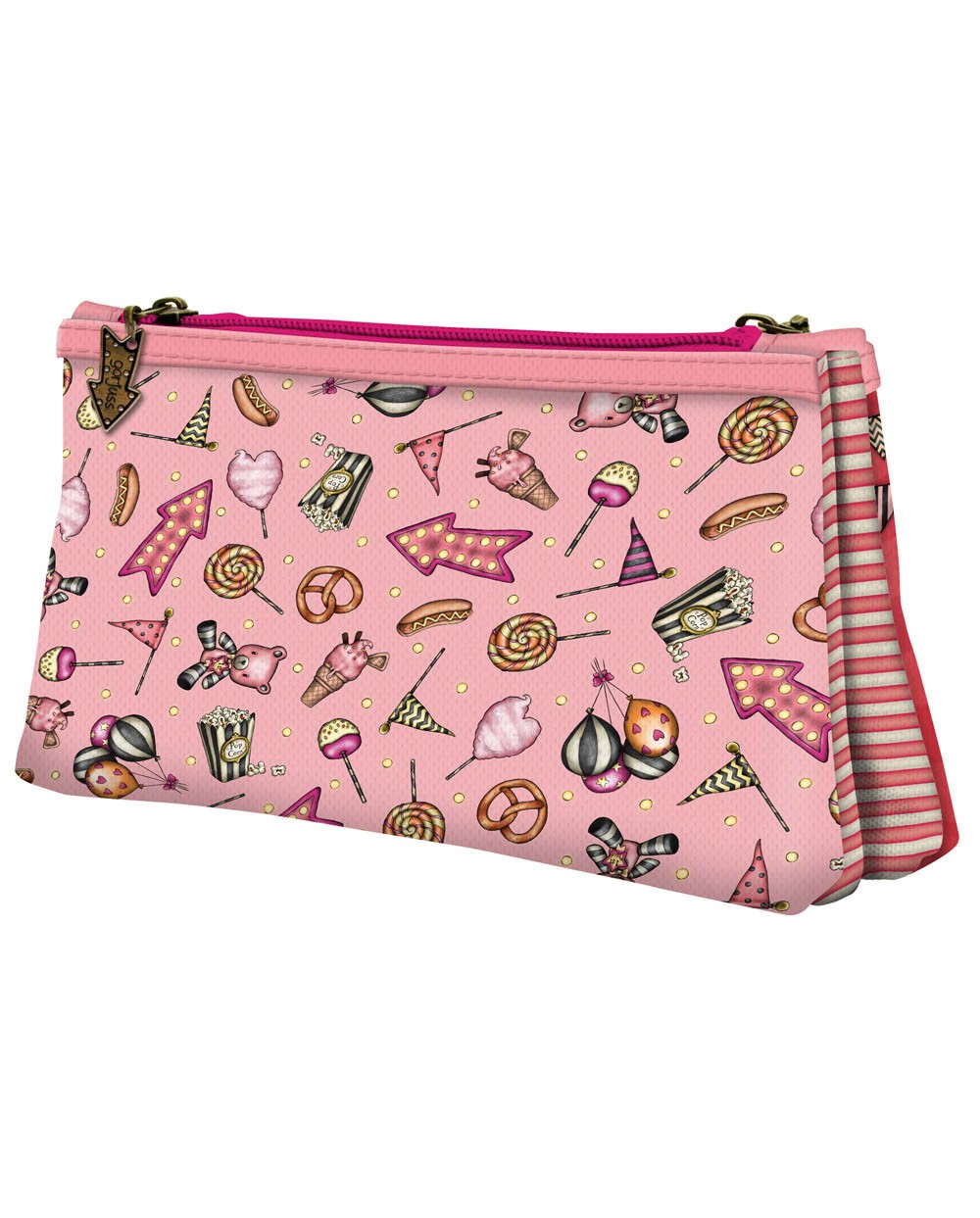 Cartera escolar safta gorjuss fairground neceser pequeno doble 215x115x50 mm