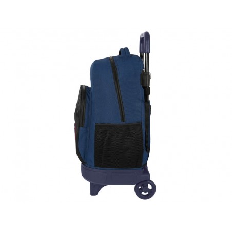 Cartera escolar safta con carro blackfit8 urban mochila grande con ruedas compact extraible 330x220x450 mm