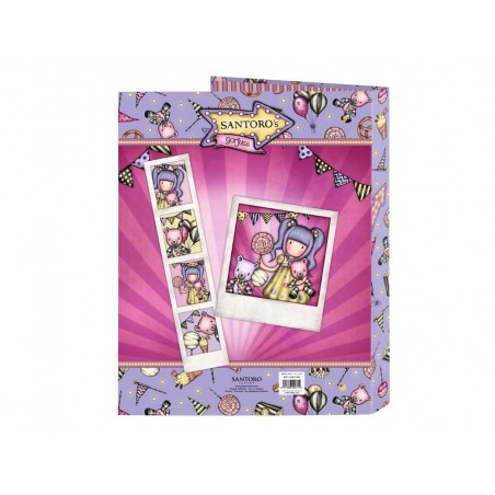 Carpeta carton folio 4 anillas mixtas safta gorjuss fairground 265x40x330 mm