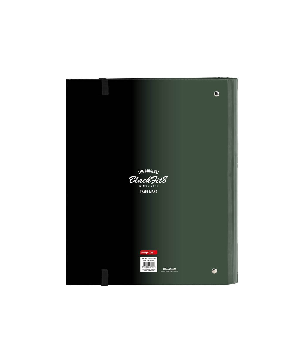 Carpeta 4 anillas safta a4 con recambio 100 hojas blackfit8 gradiente 270x35x320 mm