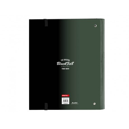 Carpeta 4 anillas safta a4 con recambio 100 hojas blackfit8 gradiente 270x35x320 mm