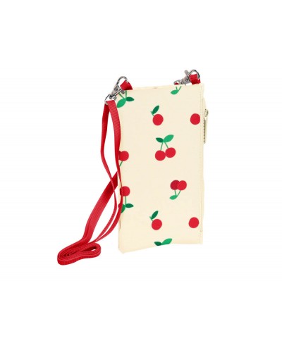 Bolso escolar safta portatodo safta cherry monedero portamovil 100x190 mm