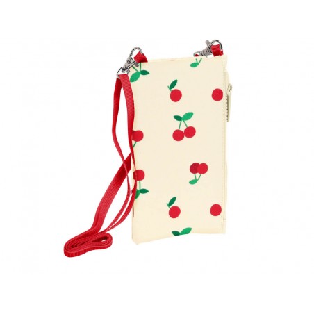 Bolso escolar safta portatodo safta cherry monedero portamovil 100x190 mm