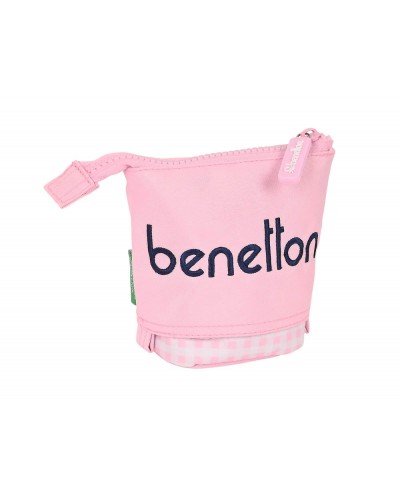 Bolso escolar safta portatodo benetton vichycubilete 80x60x190 mm