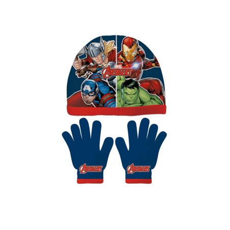 Set gorro y guantes safta navidad avengers