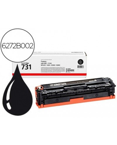 Toner canon 731 bk i sensys lbp7100cn lbp7110cw mf623cn mf628cw mf8230cn mf8280cw negro 1400 paginas