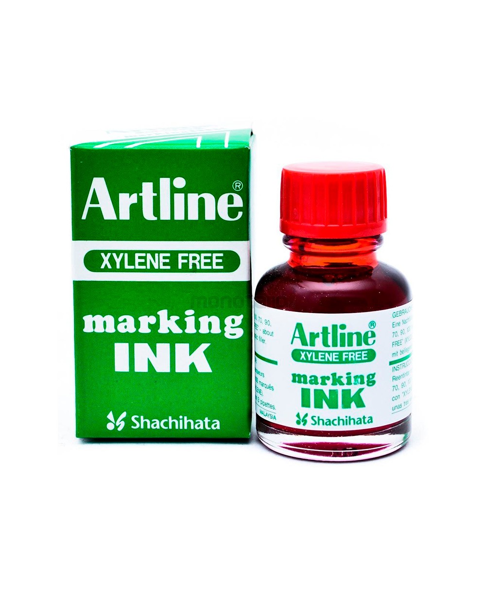 Tinta rotulador artline esk 20 rojo frasco de 20 cc sin xileno