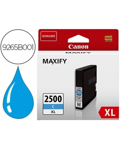 Ink jet canon pgi 2500 xl maxify ib4050 mb5050 mb5150 mb5155 mb5350 mb5450 cian 1755 paginas