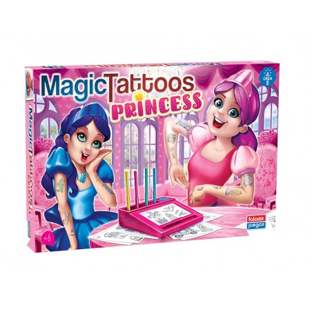Juego de mesa falomir tatuajes magicos princesas