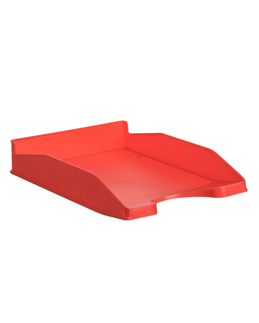 Bandeja sobremesa archivo 2000 ecogreen plastico 100 reciclada apilable formatos din a4 y folio color rojo