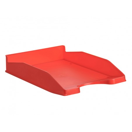 Bandeja sobremesa archivo 2000 ecogreen plastico 100 reciclada apilable formatos din a4 y folio color rojo