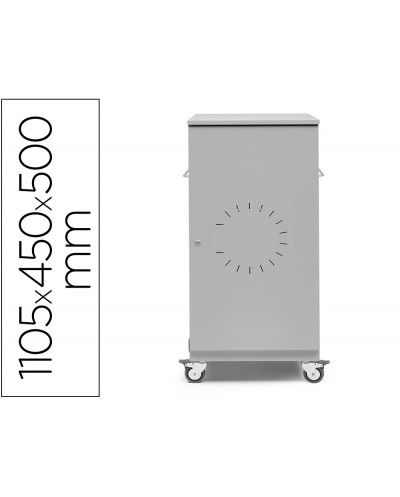 Mueble iorder mmo1050usb para almacenamiento y carga 27 portatiles 1105x450x500 mm