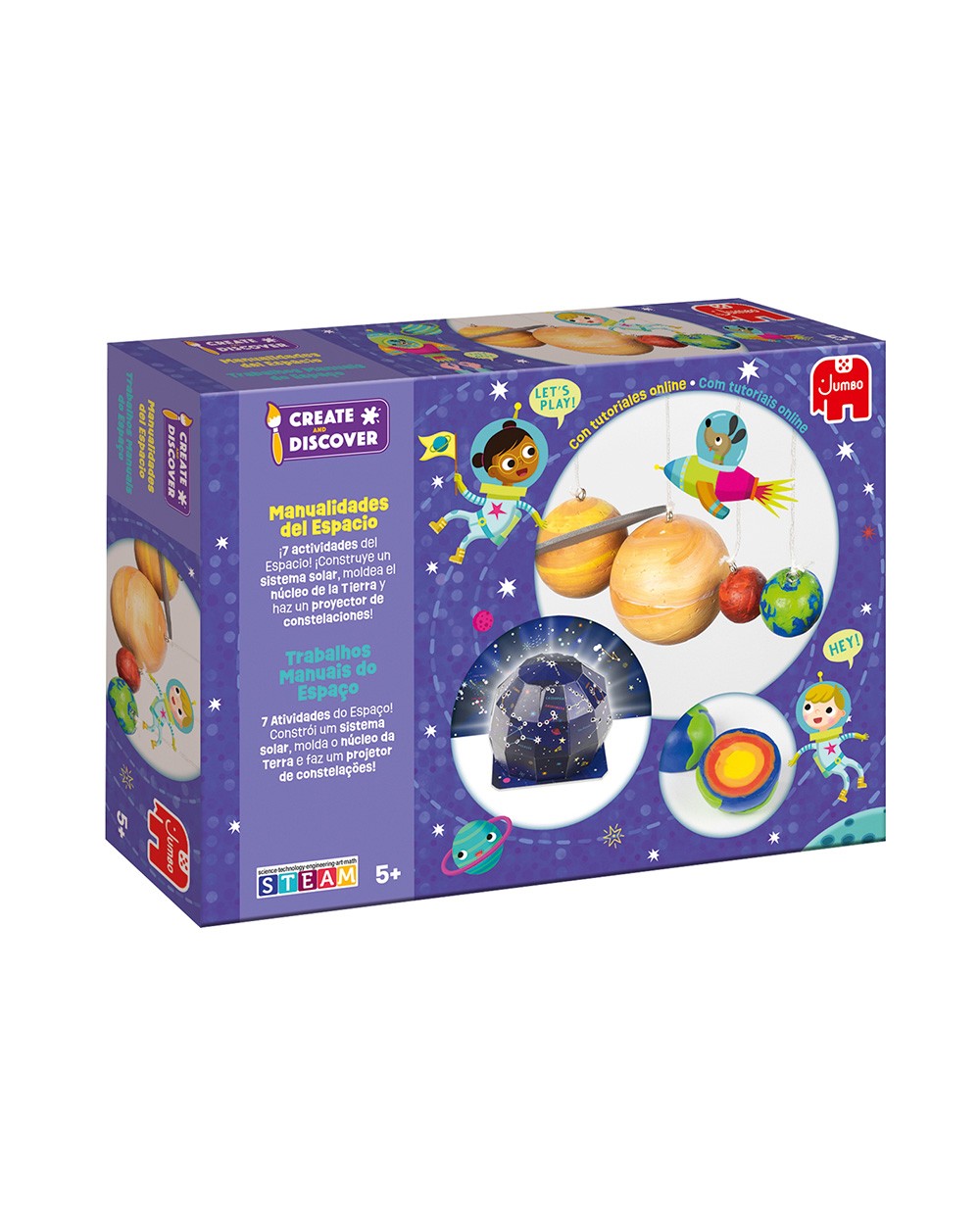 Juego jumbo educativo create discover el espacio