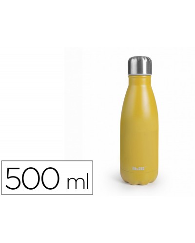 Botella portaliquidos ibili acero inoxidable termo color musgo capacidad 500 ml