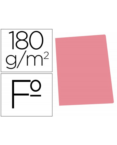 Subcarpeta cartulina gio folio rosa pastel 180 g m2